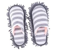 DRESSOOS Microfiber Chenille Cleaning Slippers for Household Floor Dust Removal Unisex Floor Mop Shoes with Washable Sole for Hardwood Tile and Vinyl Surface Maintenance