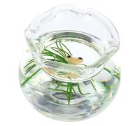 DRESSOOS Miniature Fish Tank Model Doll House Decoration Realistic Fish Bowl for Gardens and Tiny House Scenes for Learning Rewards and Craft Projects