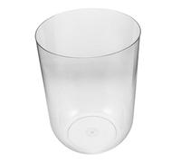 DRESSOOS Modern Cylindrical Turtle Habitat Tank Plastic Aquarium for Betta Fish and Small Turtles Creative Round Ecological Fish Bowl for Home and Office Compact Multi-species Ecosystem