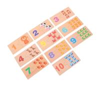 DRESSOOS Montessori Math Counting Puzzle Board for Years Educational Number Recognition with Number Sequencing Early Learning Cognitive Plaything for Preschool and Kindergarten