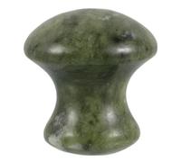 DRESSOOS Mushroom Shaped Jade Facial Massager Stone Green Gua Sha Tool for Face Massage, Hot Rocks Massage Stones for Skin Relaxation and Tightening, Portable Jade Mushroom Guasha Scraper