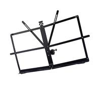DRESSOOS Music Stand for Guitar Piano Violin Folding Music Stand Metal Sheet Multi-angle Adjust Rubber Footpad