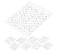 DRESSOOS Nail Sticker Adhesive Strips 10 Sheets Set Nail Art Glue Tabs for Manicure Supplies Family-friendly