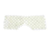 DRESSOOS Natural Jade for Relieving and Soothing with Hand-Woven Design Eye Mask Easy to Carry Green Jade Blindfold Sleep Eye Patch for Dark Circles and Relaxation