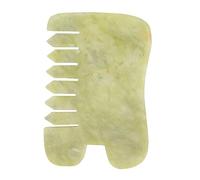 DRESSOOS Natural Jade Gua Sha Board 1 Piece for Face Massage Green Gua Sha Tool for Skin Care Facial Relaxation and Muscle Recovery