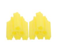 DRESSOOS Nipper Travel-friendly and Easy to Clean Design 20pcs Yellow Silicone Protective Sleeve with Comfortable Grip Cuticle Trimmer Sleeve Protector for Professional Nail Care