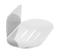 DRESSOOS No Drilling Soap Holder Wall-mounted Stainless Steel Soap Rack Dish for Bathroom Organiser