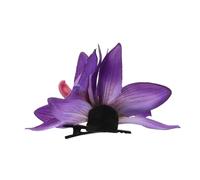 DRESSOOS Orchid Flower Hair Clip for Women Purple Hair Accessories for Bridesmaid Wedding Bridal Hawaiian Elegant