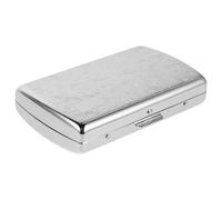 DRESSOOS Outdoor Metal Cigarette Case Small Pocket Holder for Women Compact Case Fits Standard Retro Design for Carrying in Purse Simple Metal Storage Container