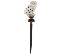 DRESSOOS Outdoor Yard Lamp Bird Design Creative Resin Solar Stake Lamp Waterproof Glows in The Dark for Garden Path Decoration