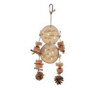 DRESSOOS Parrot Cage Toy Bird Chewing Toy Hanging for Parrots Birdcage Attractive Colors for African Grey