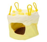 DRESSOOS Parrot Cake Nest Birdcage for Budgies Breathing Bird House Hammock Decorative Nesting Material for Parakeets