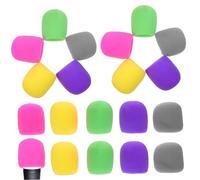 DRESSOOS Pcs Pop Filter Covers Microphone Sponge Protective Cover Windproof for Live Streaming