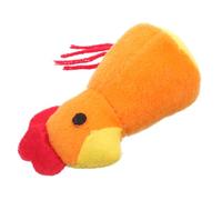DRESSOOS Pet Plush Mouse for Cats Chew Cat Nip Surprise Kittens Louse Halloween Pet Litter Pig Fox Kitten Catnip Bunny Rat Funny Animals Puppy Catnip Balls Cage Stuffy Plush Orange