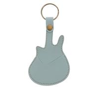 DRESSOOS Pick Holder for Electric Guitar Leather Plectrum Storage Bag Keyring for Musicians Go