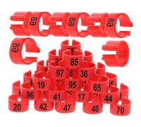 DRESSOOS Pigeon Foot Bands Numbered Leg Bands for Pigeon Identification Training