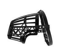 DRESSOOS Plastic Basket Dog Muzzle Soft for Dog No Barking s Nylon Strap Leather Buckle