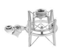 DRESSOOS Plastic Microphone Shock Mount Stand Sturdy Adjustable Mic Arm for u Condenser Mic