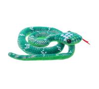 DRESSOOS Plush Snake Cat Toy Catnip Interactive Chewing Toy for Indoor Cats Rattling Paper Sound Snake Stuffed Animal