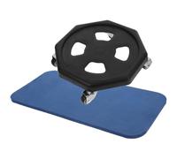 DRESSOOS Portable Abdominal Training Disc Multifunctional Pp Core Trainer with Knee Pad Exercise Sliding Disc for Effective Ab Workout and Core Strengthening Random Color for Home Fitness