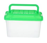 DRESSOOS Portable Aquarium Transport Container for Turtles and Hamsters Handheld Fish Tank Optimal Airflow and Easy Cleaning