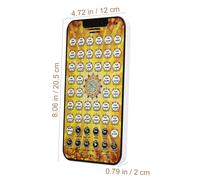 DRESSOOS Portable Arabic Learning Tablet for Early Education with Audio Lightweight Language Learning Device for Self Directed Play and Arabic Word Recognition Suitable for Boys