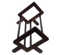 DRESSOOS Portable Bamboo Book Stand and Book Rack for Desktop Use, Practical and Burr-Free Reading Holder Suitable for Kitchen and Learning, Convenient Student Textbook Shelf