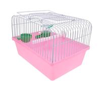 DRESSOOS Portable Bird Carrier Cage for Lovebirds Spacious Travel Cage with Perch Food Box Water Feeder for Parakeets Convenient Pet Carrier for Outdoor Adventures