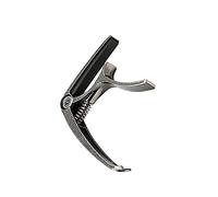 DRESSOOS Portable Capo for Guitar Metal Clamp Guitar Tuning Clip Silver Snake Pattern Guitar Accessory