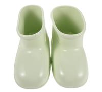 DRESSOOS Portable Foot Soaker Shoes in Light Green PVC Material with Thermal Insulation and Easy to Clean Features for Home and Bathroom Use Providing a Stylish Spa-Like Experience
