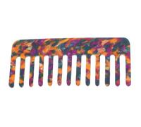 DRESSOOS Portable Hair Comb Made of Acetate Sheet with Wide Teeth for Scalp Massage and Detangling, Lightweight Styling Tool Suitable for Travel and Family Use by Women