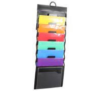 DRESSOOS Portable Hanging File Organizer Bag with Multi-layer Accordion Design, Handheld Pp Document Storage Bag for Travel and Home Use, Stylish and Simple File Storage Solution