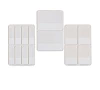 DRESSOOS Portable Markers Small Sticky Tabs 280pcs White BOPP Simple Design for Highlight Reading and Household Reading