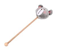 DRESSOOS Portable Wooden Knocking Hammer Body Massage Tool with Plush Handle, Lightweight Handheld Massager for Back, Neck and Shoulder Relaxation at Home Or Travel