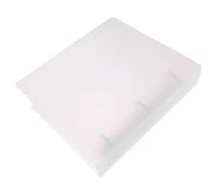 DRESSOOS Pp File Binder Cover Plastic with Smooth Scratch-Resistant Finish with 3 Ring Design A4 Large Capacity Refillable Document Folder for School and Office Use