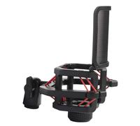 DRESSOOS Practical Microphone Shockmount Stand with Shield Filter Versatile Microphone Accessory for Recording Live Streaming and Professional Use Lightweight Design Easy to Adjust Noise