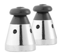 DRESSOOS Pressure Cooker Replacement Valve 2pcs Silver Iron Steam Release Valve Essential Component Compact Design Practical and Simple Use for Power Pressure Cooker Lid