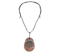 DRESSOOS Professional Thumb Piano Necklace Portable Mini Kalimba Instrument for Travel and Music Practice