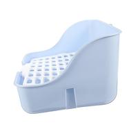 DRESSOOS Rabbit Toilet Tray Leak-proof Design Litter Box for Pet Potty Bunny Toilet Box for Indoor Outdoor Use