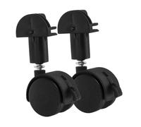 DRESSOOS Replacement Cage Caster Wheels Computer Casters Home Cage Wheels for Easy Installation