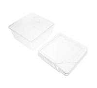 DRESSOOS Reptile Enclosure Breeding Tank for Lizards Gecko Mealworms Small Pet Supplies Habitat Box Ventilation