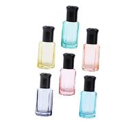 DRESSOOS Roller Bottle Set 6 Pack 10ml Refillable Essential Oil Bottles for Travel Leakproof Random Color