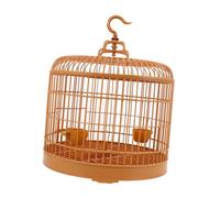 DRESSOOS Round Bird Cage Small Decorative Birdcage Secure Door for Outdoor Birds