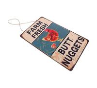 DRESSOOS Rustic Wooden Farmhouse Sign Chicken Shape Door Hanging Decor Suitable for Outdoor Use Garden Signs outside Country Settings Home Decoration