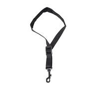 DRESSOOS Saxophone Harness Sax Neck Strap Comfortable Shoulder Belt Thick Cotton Black for Skill Levels
