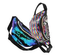 DRESSOOS Sequin Waist Bag Fashionable Design for Outdoor Activities 2pcs with Adjustable Strap Polyester Material Handsfree Convenience Spacious Capacity for Women and Different Occasions