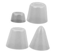 DRESSOOS Set of 4 Silicone Flute Caps for 6 12 Hole Ocarinas, Protective Silicone Covers for / / /ac/Models, Flute Practice Accessories Storage Case, Suitable for Beginners and Professionals