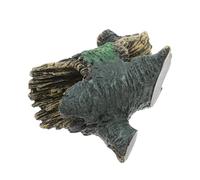 DRESSOOS Shelter House Reptile Hideout Cave for Snake Lizard Habitat Tree Model Aquarium Hiding Ornament Reptile Tank Habitat Fish Tank Decorations