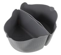 DRESSOOS Silicone Cooker Divider with Spill-proof Design and Easy Cleaning Kitchen Cooker Divider Includes 2 Parts for Multi-function and Baking