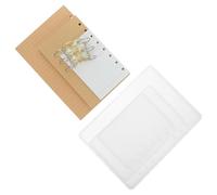 DRESSOOS Silicone Epoxy Resin Mold for DIY Notebook Cover Making Kit with Binder Ring and 10pcs Fillers, Flexible Rectangle Moulds for Journal and Notebook Crafting in A5 A6 A7 Sizes